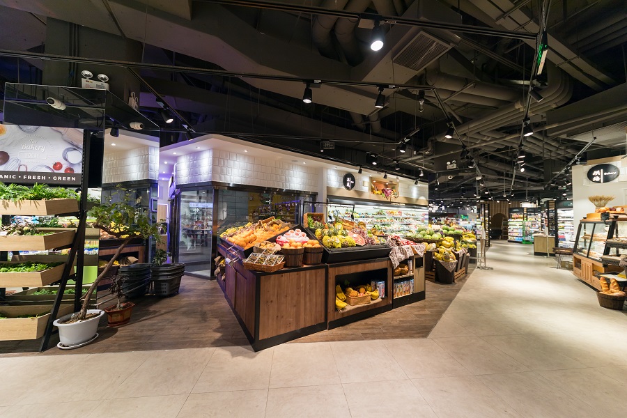 W-super精品超市設計邁科店