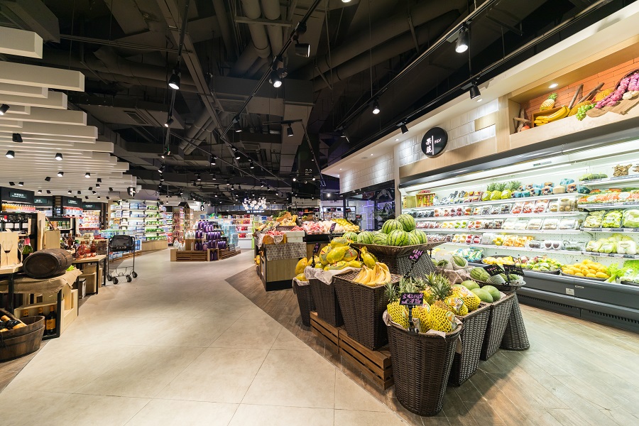 W-super精品超市設計邁科店