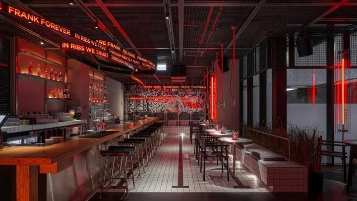 餐飲空間設(shè)計：迪拜FRANK餐廳設(shè)計