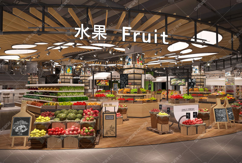 廣百家精品超市設(shè)計(jì)_萬(wàn)維商業(yè)空間設(shè)計(jì)