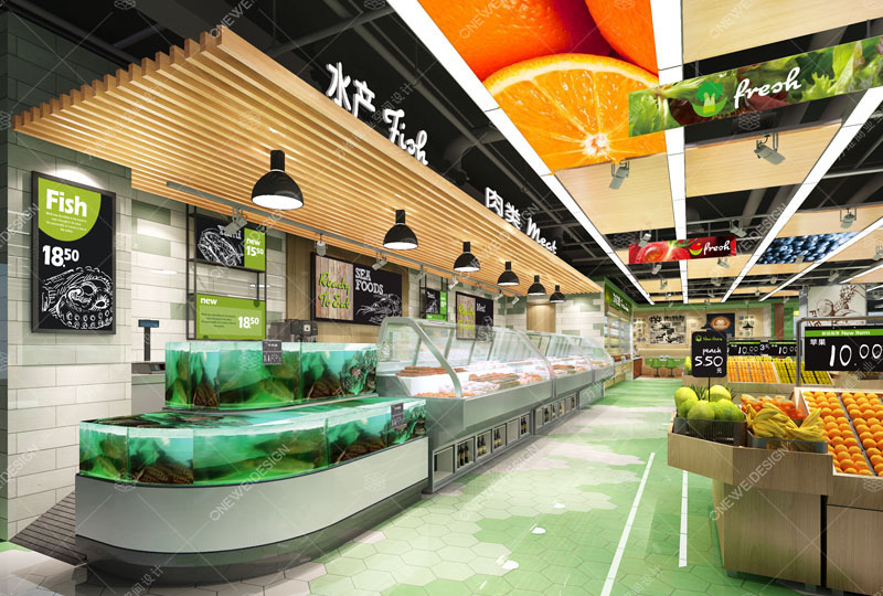 信和精品超市設(shè)計(jì)_萬(wàn)維商業(yè)空間設(shè)計(jì)