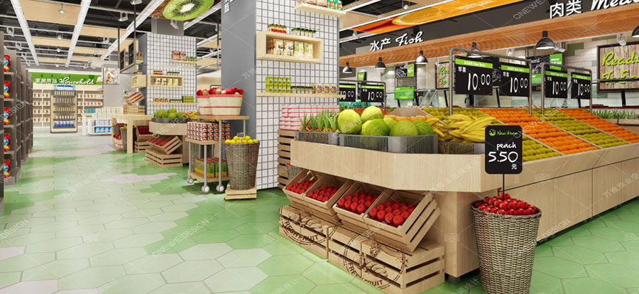 信和精品超市設(shè)計(jì)_萬(wàn)維商業(yè)空間設(shè)計(jì)
