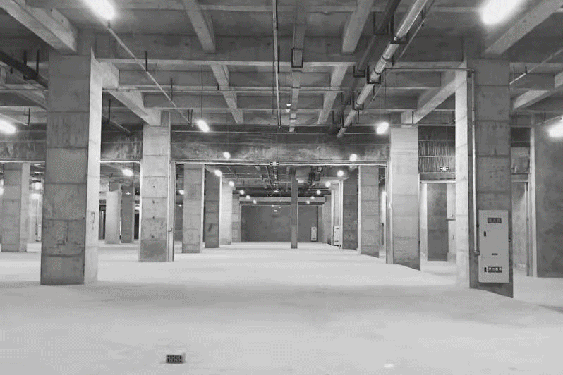 萬維商業(yè)空間設(shè)計案例-仁禾市集施工現(xiàn)場