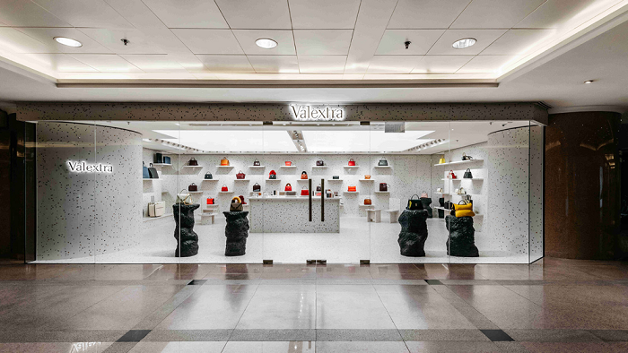 商業(yè)空間設(shè)計(jì)案例賞析： Valextra香港精品店外墻設(shè)計(jì)