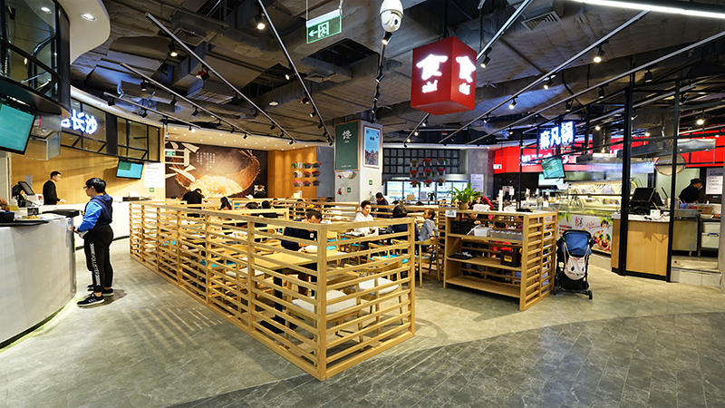 萬維菜市場(chǎng)設(shè)計(jì)作品：華潤萬家MART現(xiàn)場(chǎng)圖