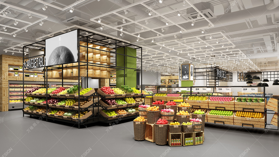 萬維設(shè)計(jì)超市案例，萬家MART