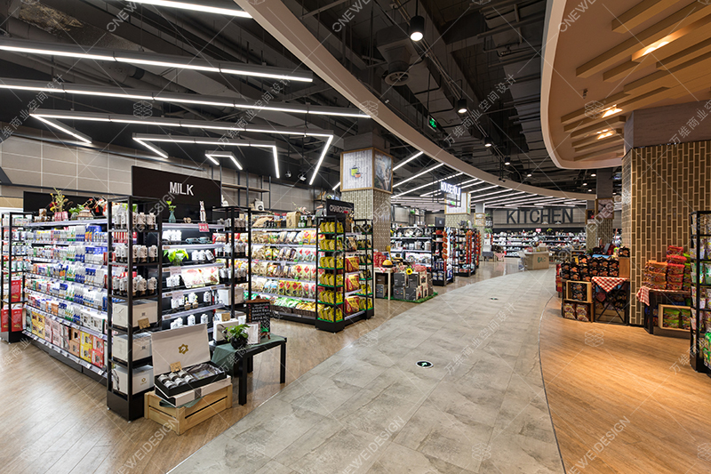 萬維精品超市設(shè)計項目—北國先天下ULIFE現(xiàn)場實景
