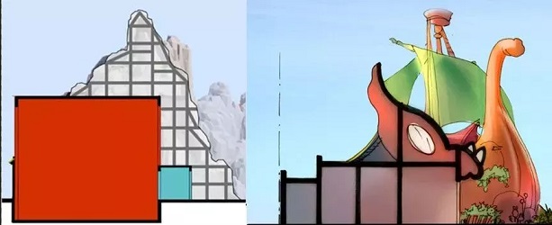 建筑及構(gòu)筑物包裝示意