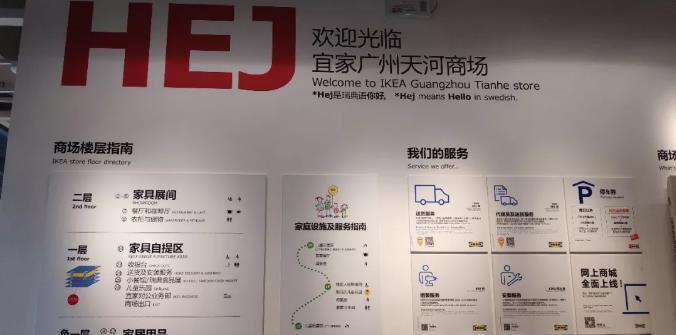 正門處的視覺導識牌