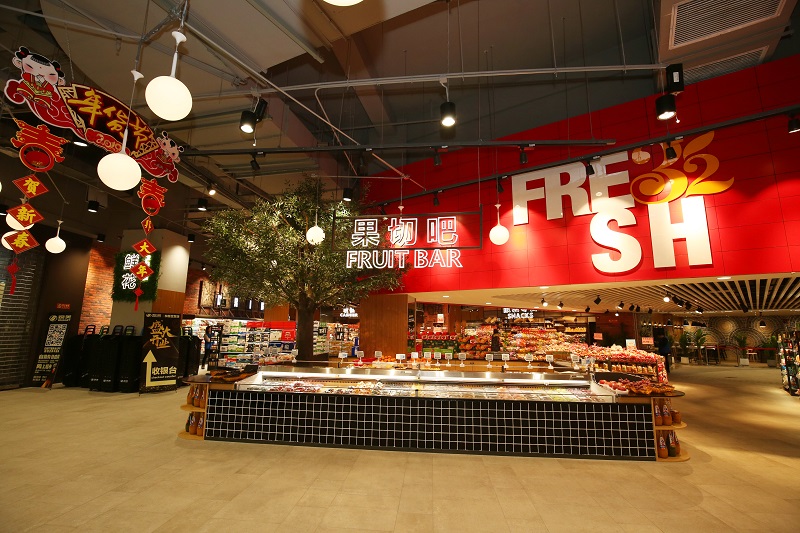 物美精品超市設(shè)計效果圖
